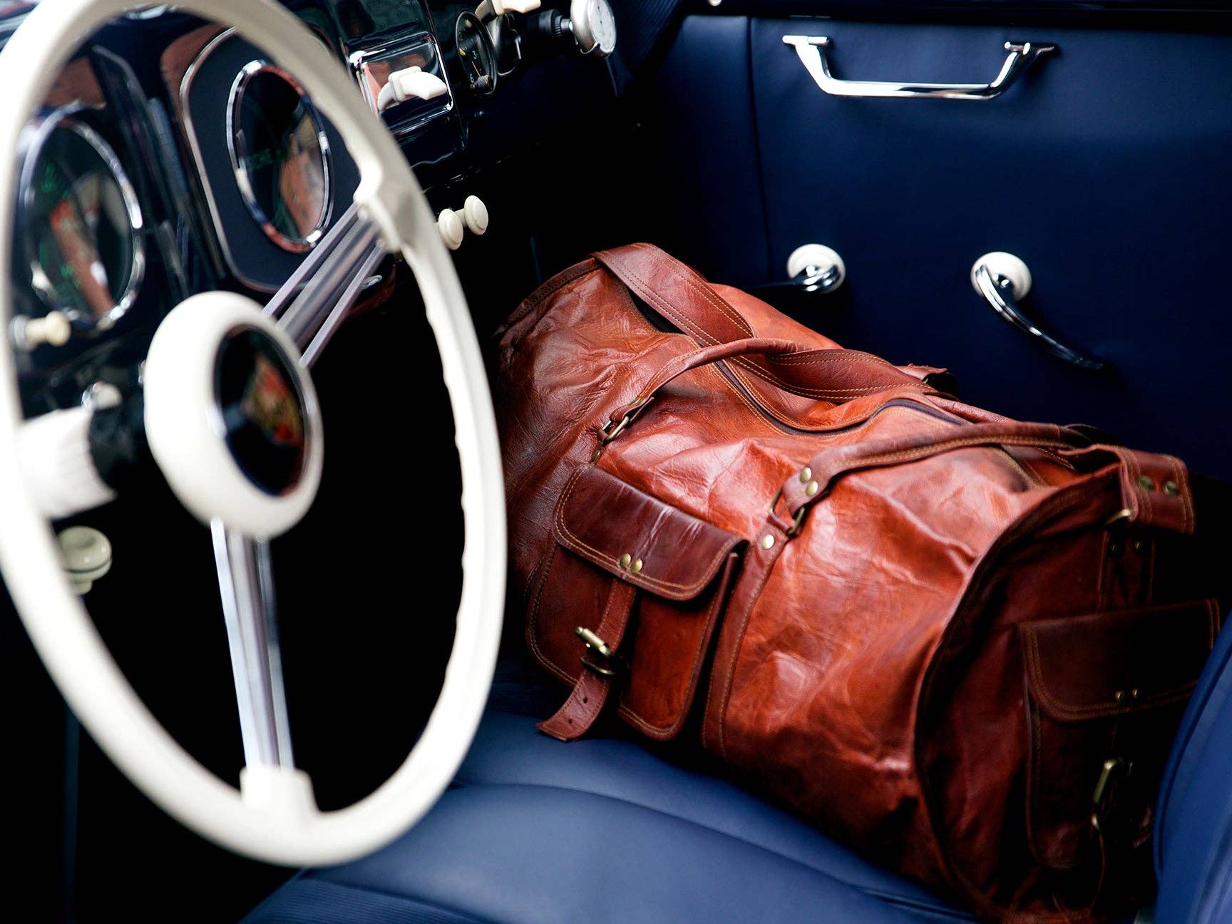 Bronceado Nila Vintage Weekender de venta al por mayor en Faire0