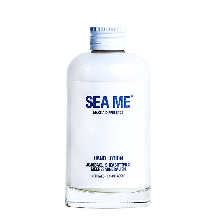LOCIÓN DE MANOS - ACEITE DE JOJOBA, MANTECA DE KARITÉ Y MINERALES MARINOS para venta al por mayor de SEA ME GmbH