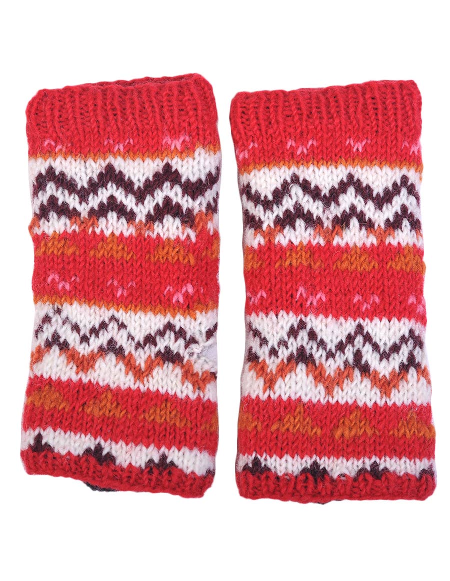 The Collection Royal / Royal Handicrafts - Vente Chauffe-mains - Gant à main en laine à motif tribal mélangé11
