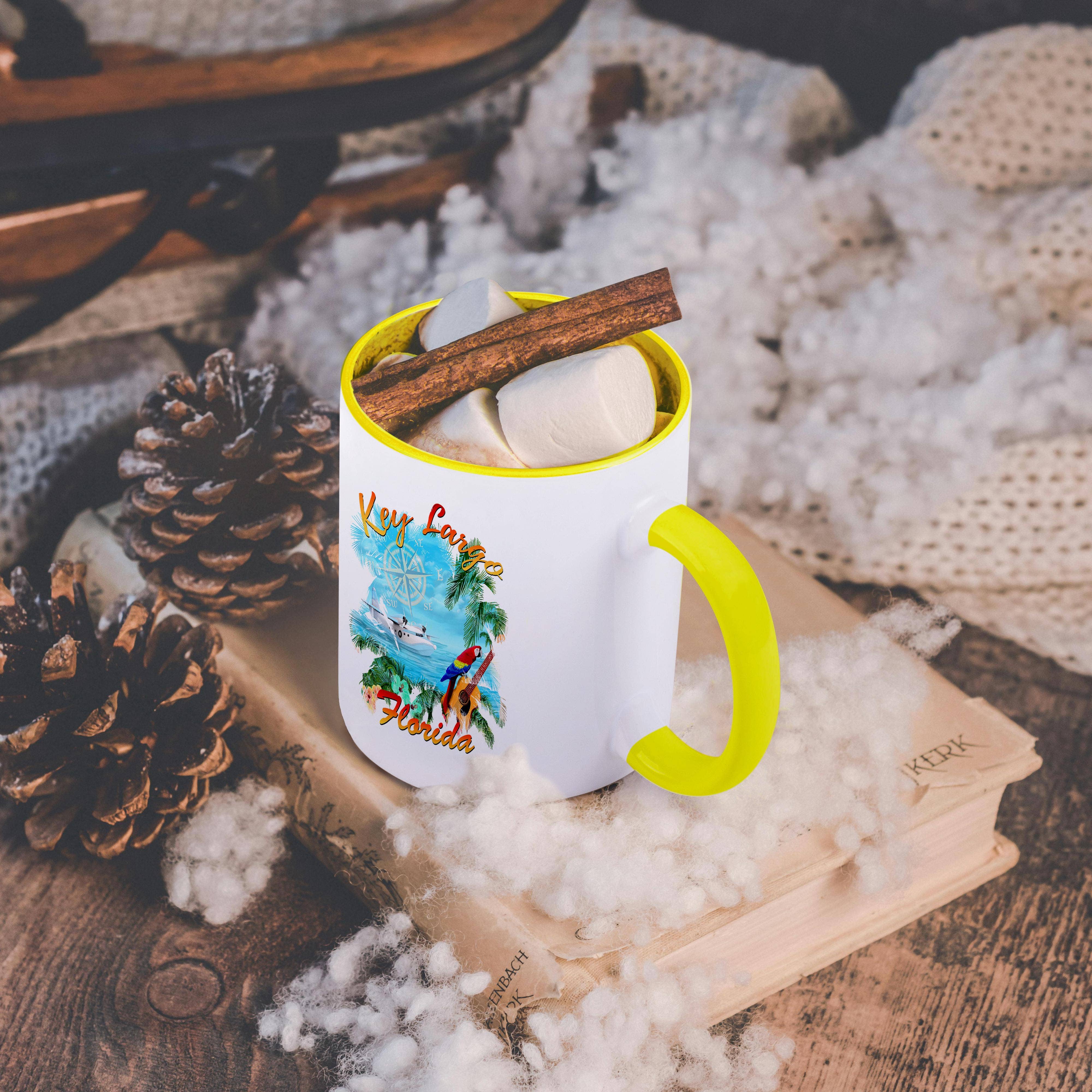 3dRose - Wholesale Coffee Mug - 3dRose, Key Largo, Florida trop rock island music design with a sea plane., Mug5