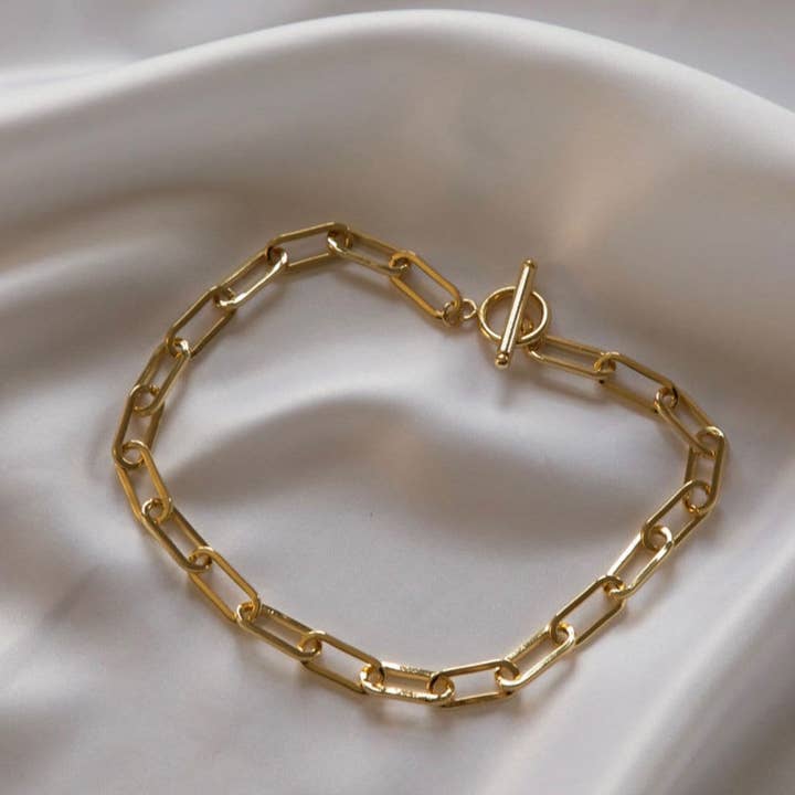 Creole Charm – Großhandel Gliederhalskette – Chunky Chunky Kette aus goldfarbenem Edelstahl (The Lux Chain), tarnfrei