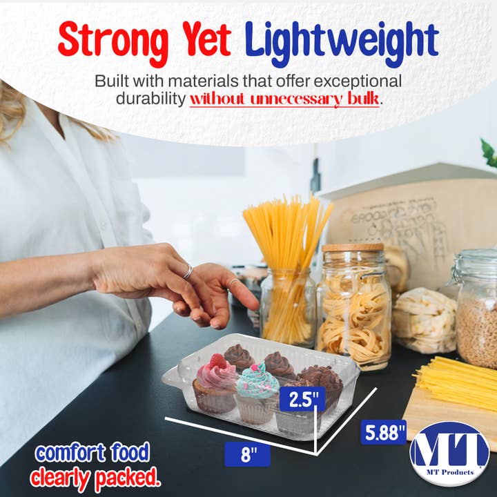 MT Products - Wholesale Food Storage Container - MT Products Pastry Plastic To Go Containers1