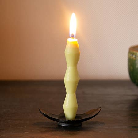 Portacandele in ottone - Wave | Fatto a mano e colorato a mano per la vendita all'ingrosso da parte di NOUSAKU