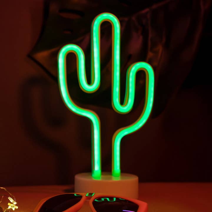 Neon Night LED Cactus Light Stand for wholesale by Sensibling Corp.