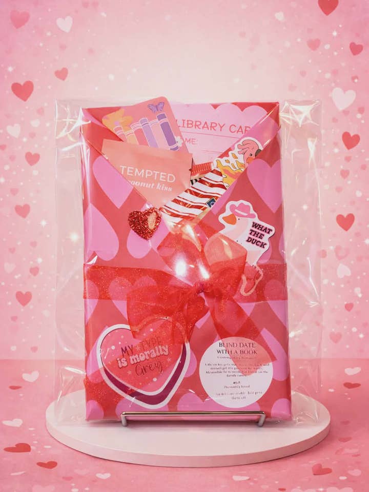 Valentines Blind Date With A Book - Previously Loved - Basic for wholesale by Bearly Hyde N Cabin Used Books & Gifts