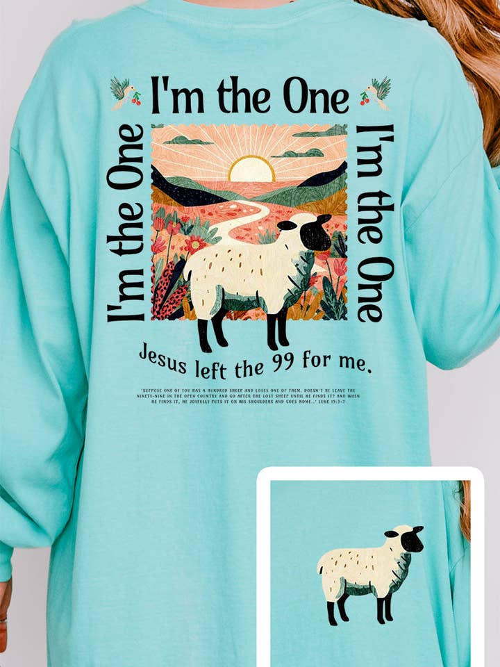 I'm The One Front & Back Design Comfort Colors Heavyweight Long T-Shirt for wholesale by Wholesale Accessory Market