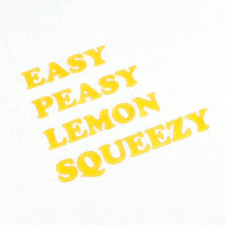 Branco Camiseta Lemon Squeezy - Branco para venda a revendedores na Faire9