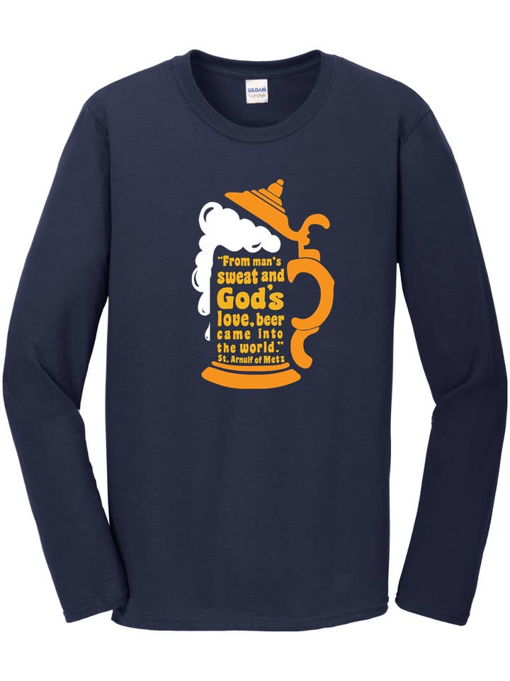 Sock Religious - Wholesale Screen Printed T-Shirt - Unisex - Beer Stein Long Sleeve2