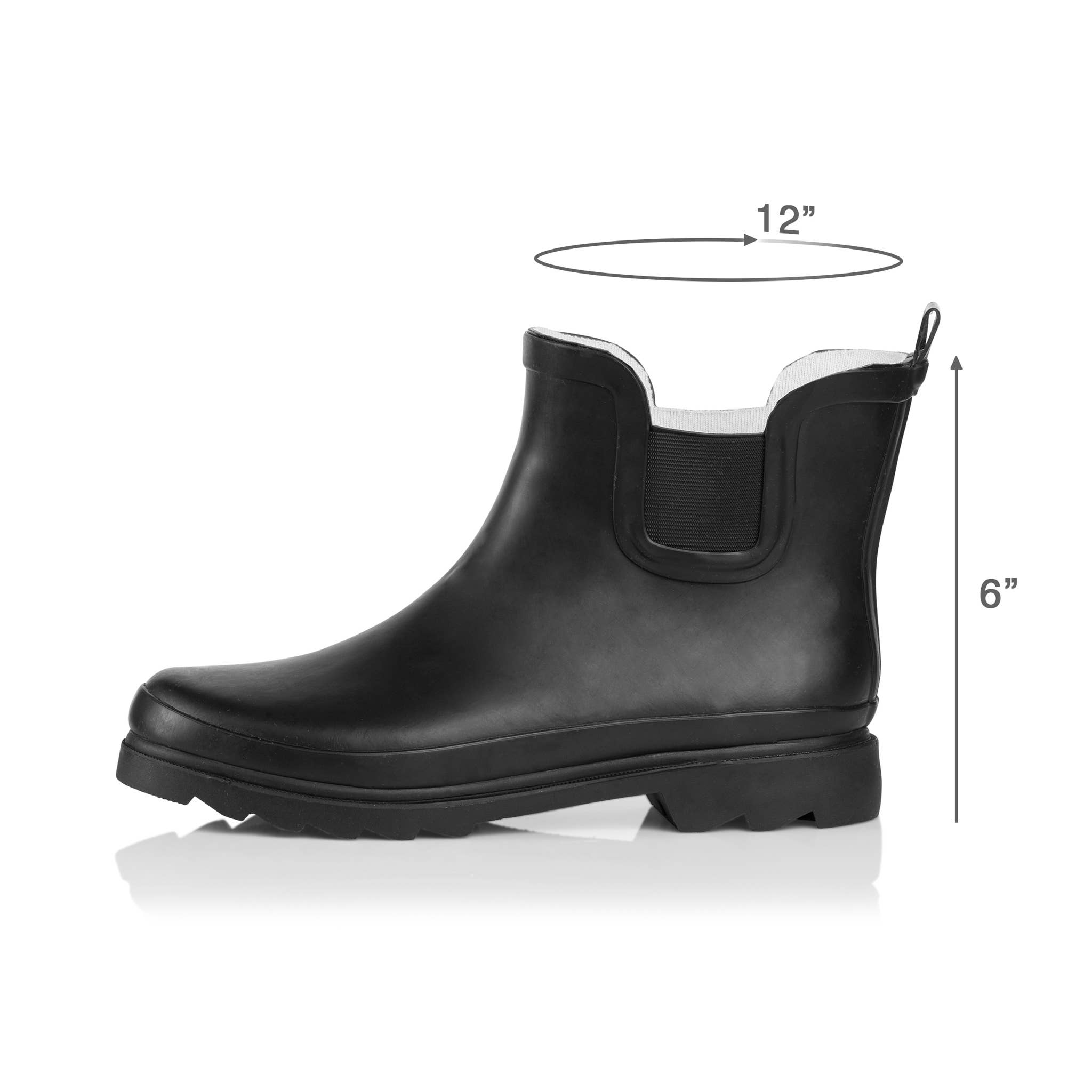 Eastern Off Price – wholesale Rain boots – Women’s – NORTY Womens 6" Ankle Rain Boots 39971 Matte Black2