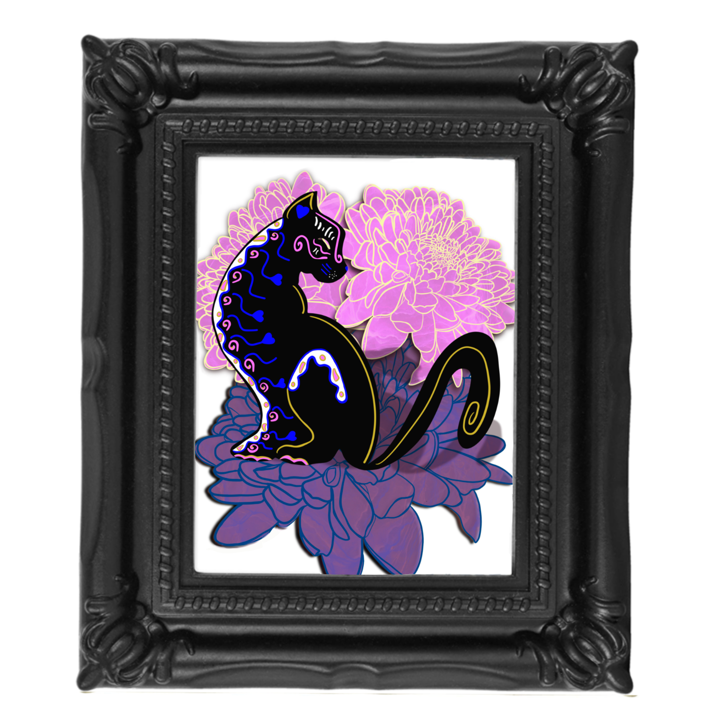 Neverending Stickers - Wholesale Art Print - Neverending Stickers - Framed Mini Print - Dia De Los Muerto3