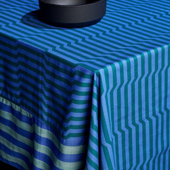 Tortuga Forma - Wholesale Tablecloth - Tablecloth Reversible Stripe1