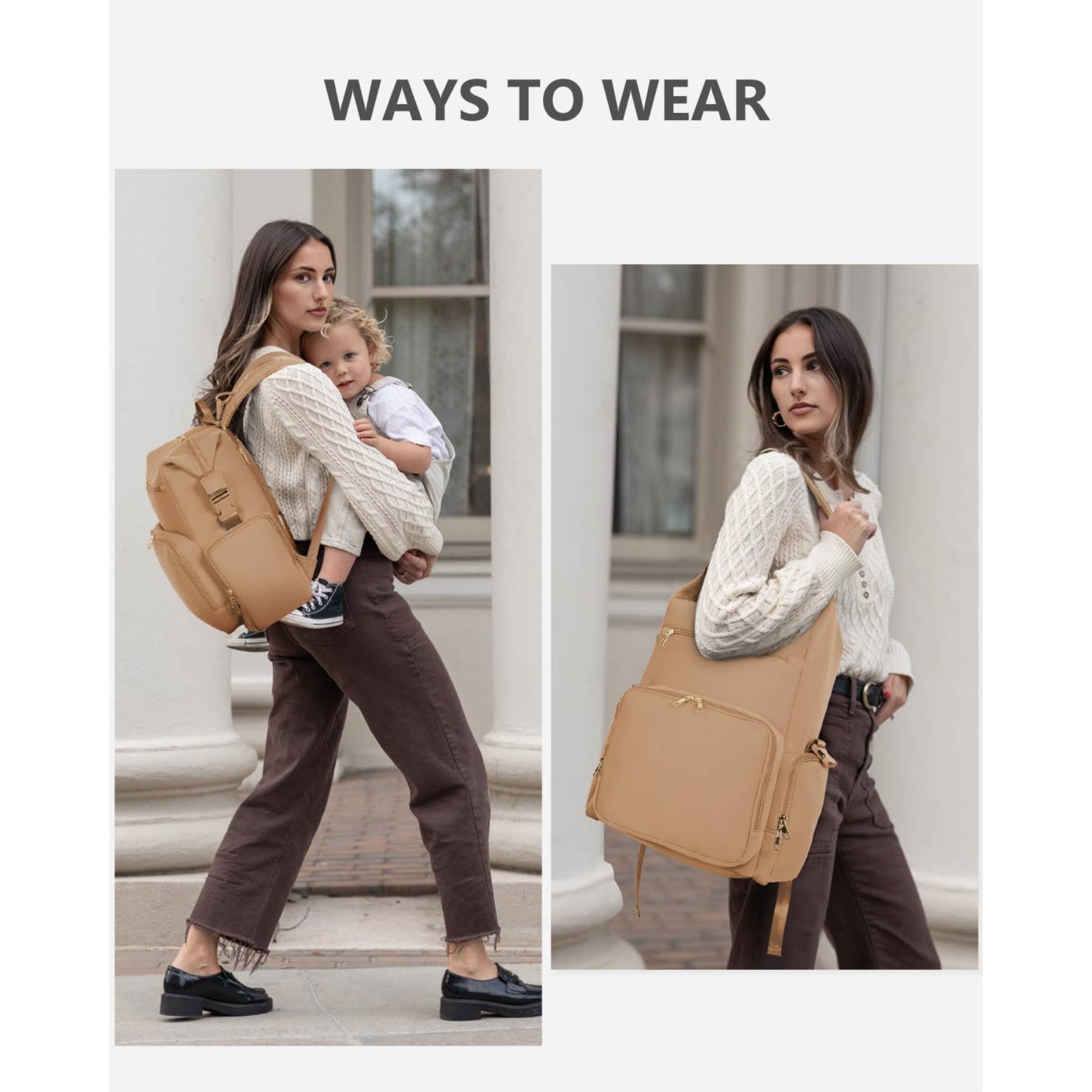 wandf - Wholesale Diaper Bag - Baby - CEI-CEI Neoprene Diaper Bag Backpack with Changing Pad11