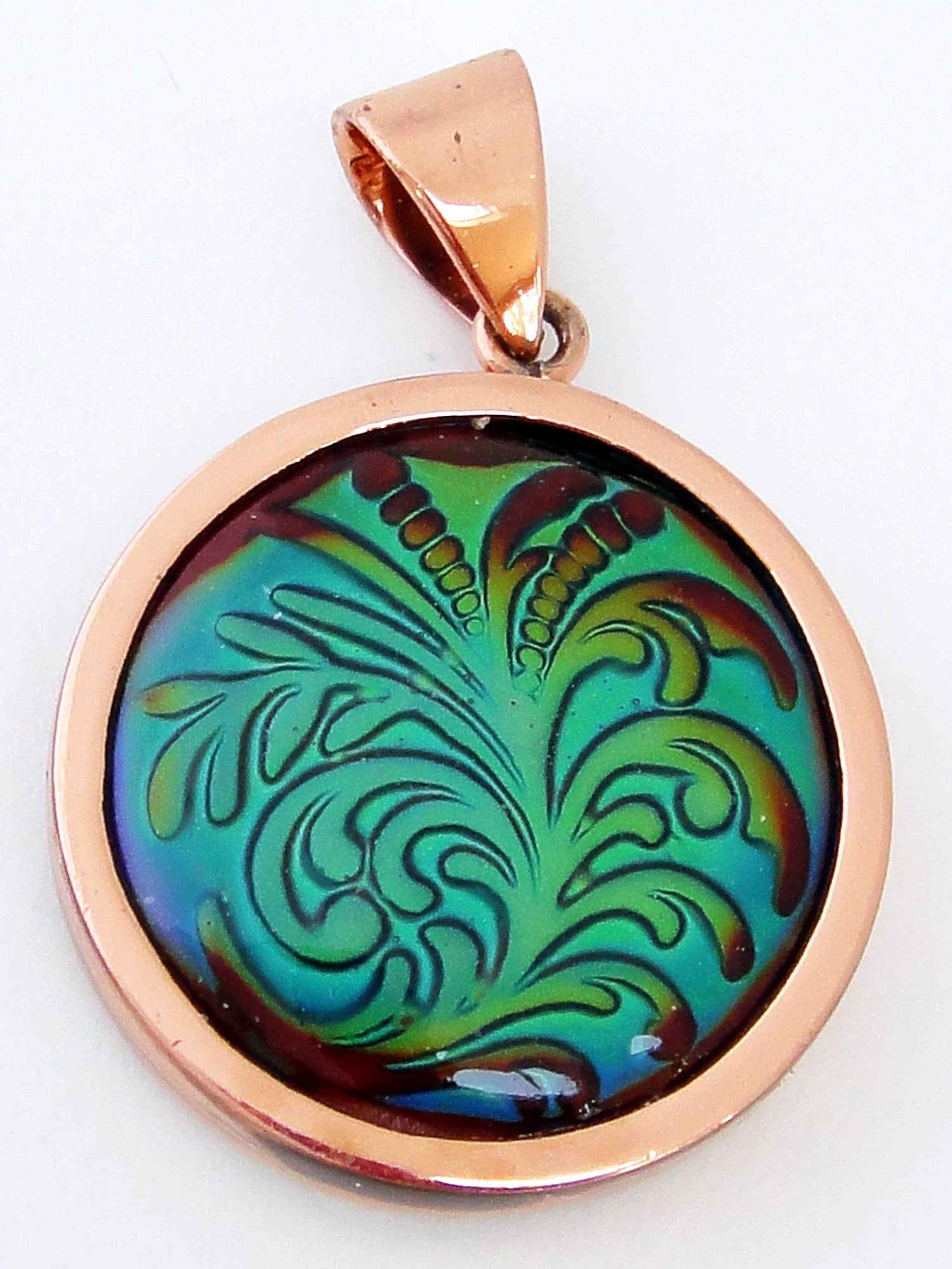 Tika - Wholesale Individual Charm/Pendant - Copper Mirage Bead Pendants3