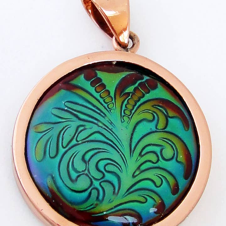 Tika - Wholesale Individual charm/pendant - Copper Mirage Bead Pendants3