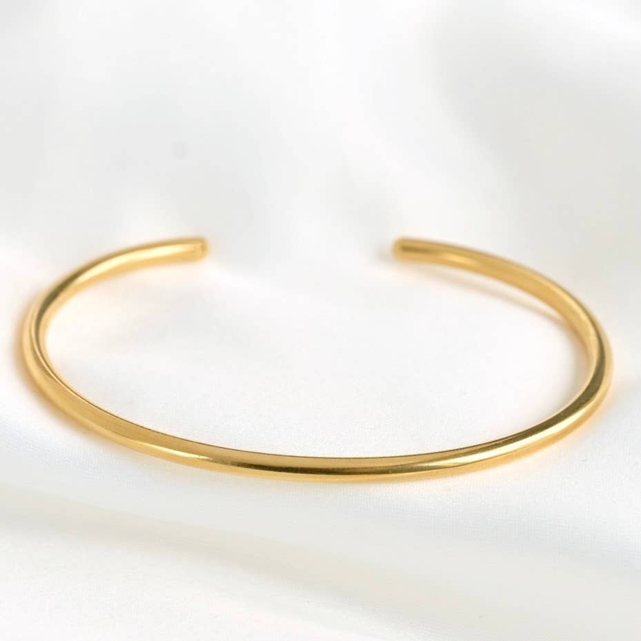 Blueyejewelry - Wholesale Cuff Bracelet - Slim Cuff Bracelets - Waterproof Gold Open Bangle -Claw Cuff6