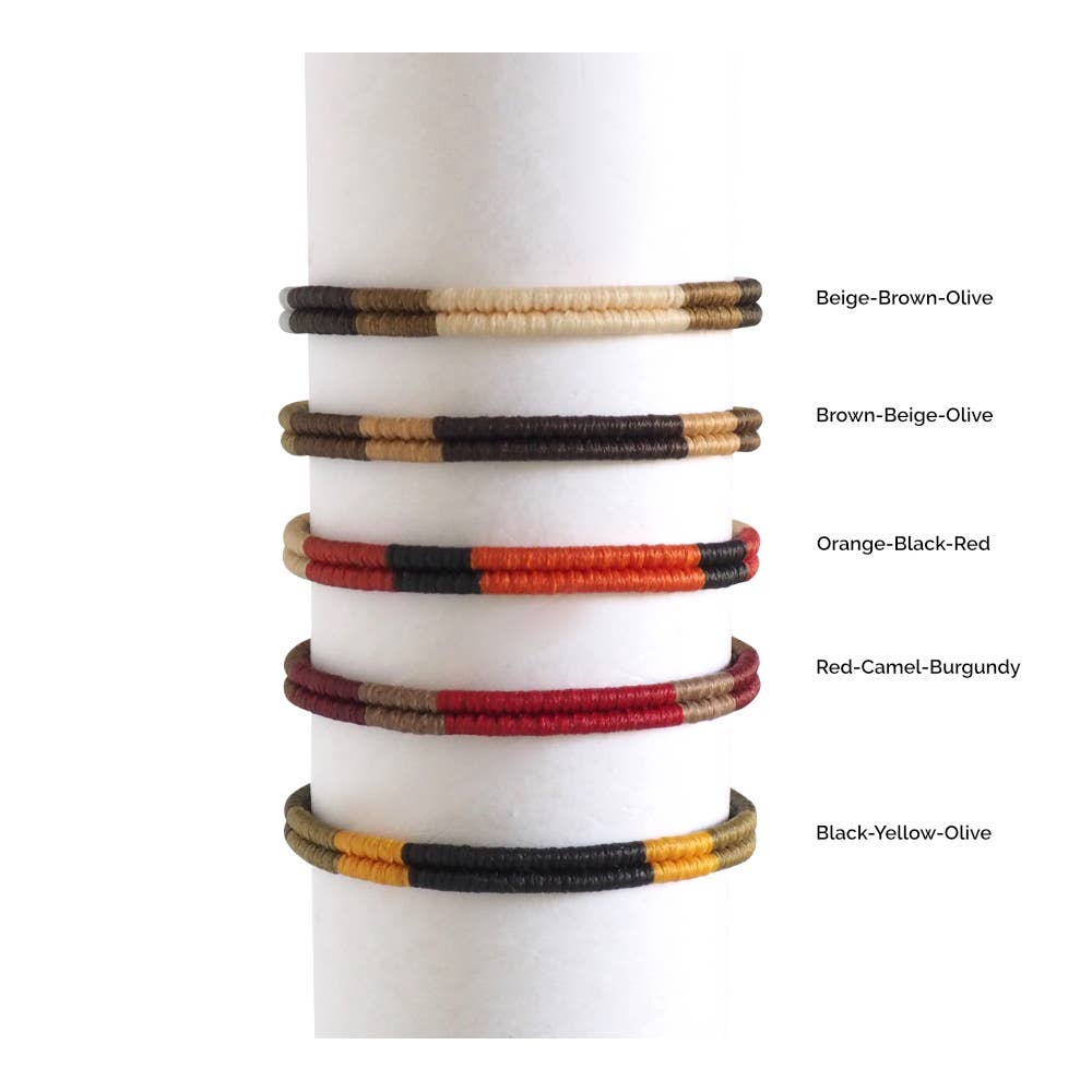 Makarla - Handmade Colombian Jewelry – Engroshandel Flettet armbånd – Herre Reb Armbånd | Surfer Armbånd | Vandtæt |2