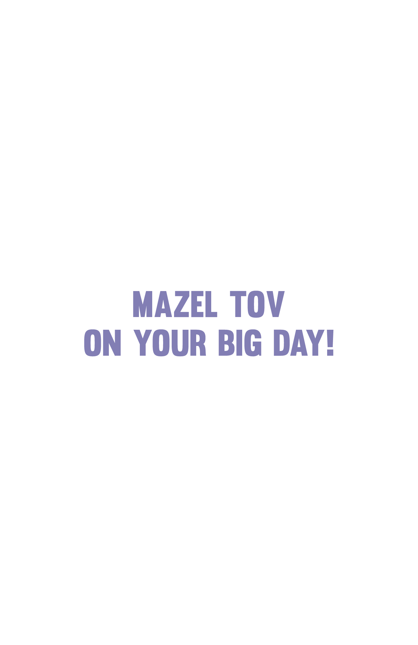 Menschions - Wholesale Bar/Bat-Mitzvah Card - Bimah Light1