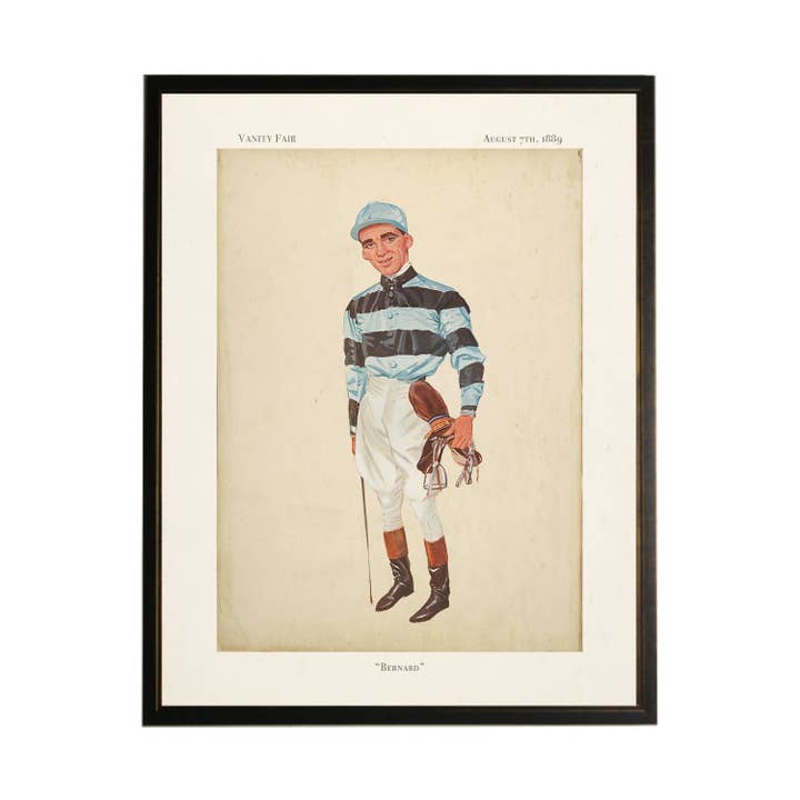 Ilustración de Jockey de Vanity Fair Vintage B para venta al por mayor de Antique Curiosities Inc