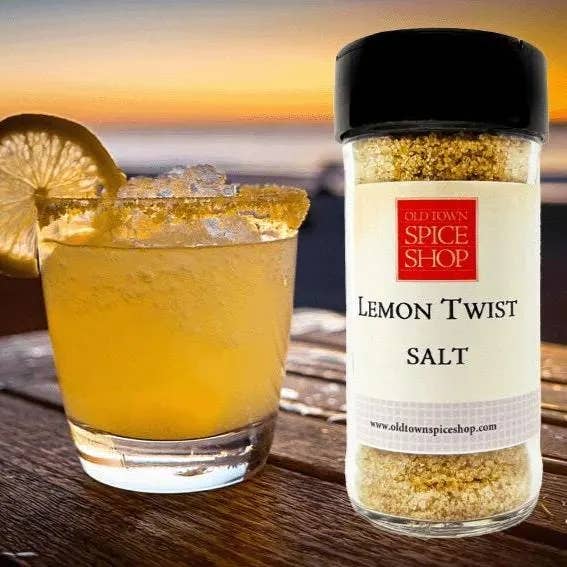 Lemon Twist Salt Gourmet Salt for Cooking & Cocktails for wholesale by Old Town Spice Shop