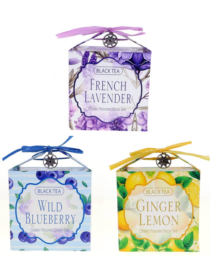 Te Gaveæske, 12 Teposer, Klassiske Smage, med Kamille for engroshandel hos Cascade Teas & Botanicals