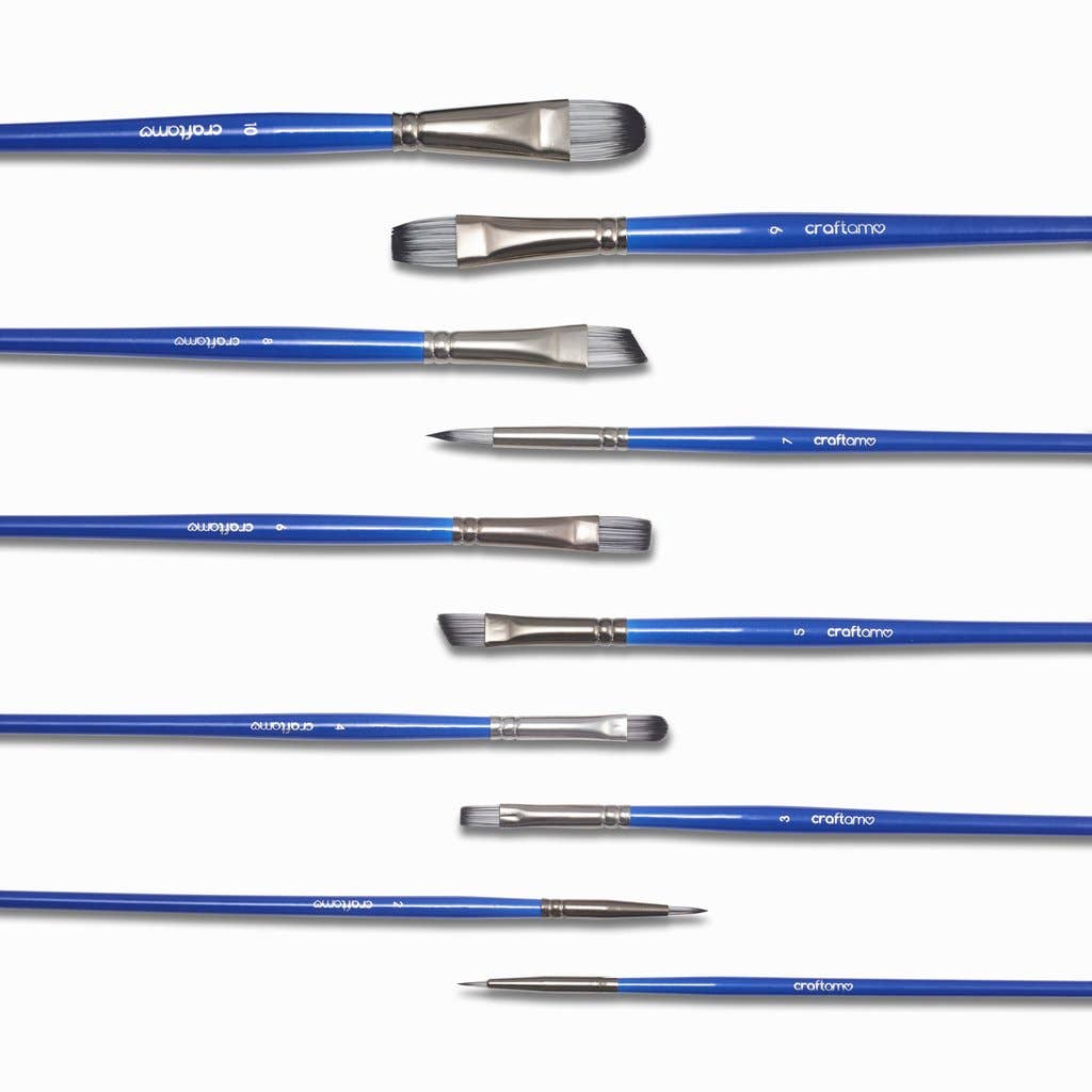 Craftamo – wholesale Paint/wax brush – Elements Collection Brushes - Water (Craftamo Paint Brushes)5