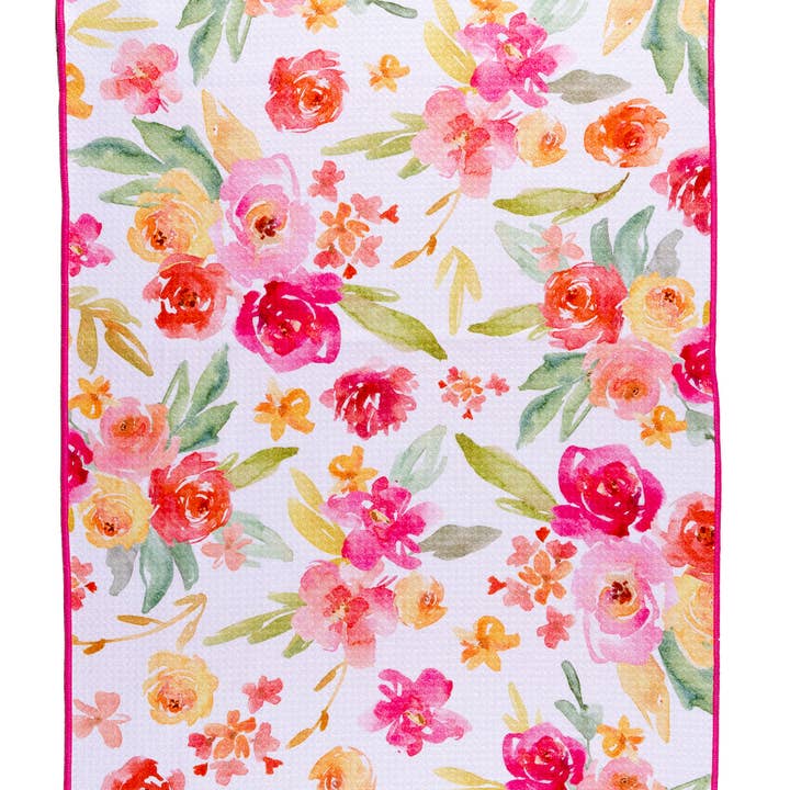Bloom Towels – wholesale Tea towel – B100 Painted Petals2