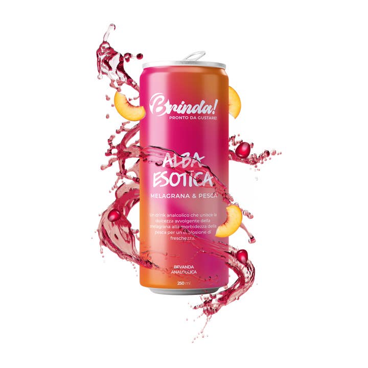 ALBA ESOTICA - MELAGRANA & PESCA: ALCOHOL FREE per la vendita all'ingrosso da parte di HARMONITE BEVERAGE S.R.L.