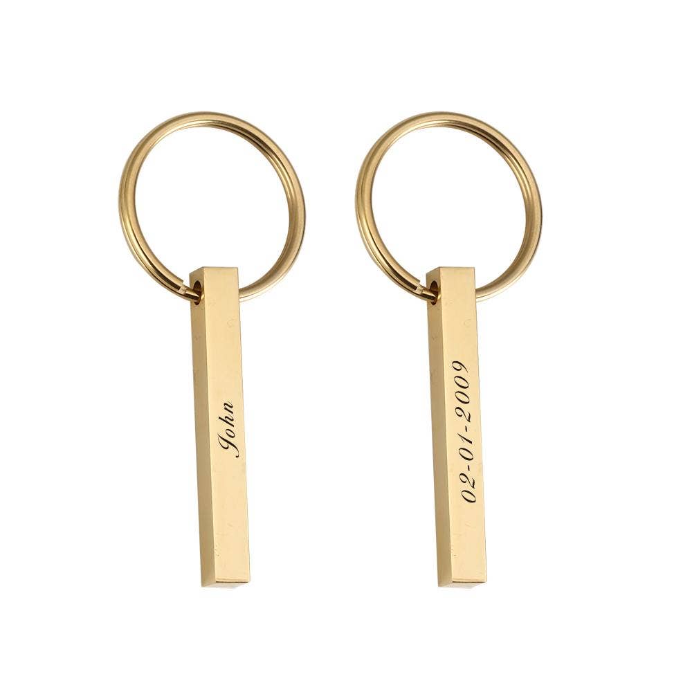 SoulfulMemory - Wholesale Keychain – Unisex - Personalized &  Engraved Bar Pendant Key rings2