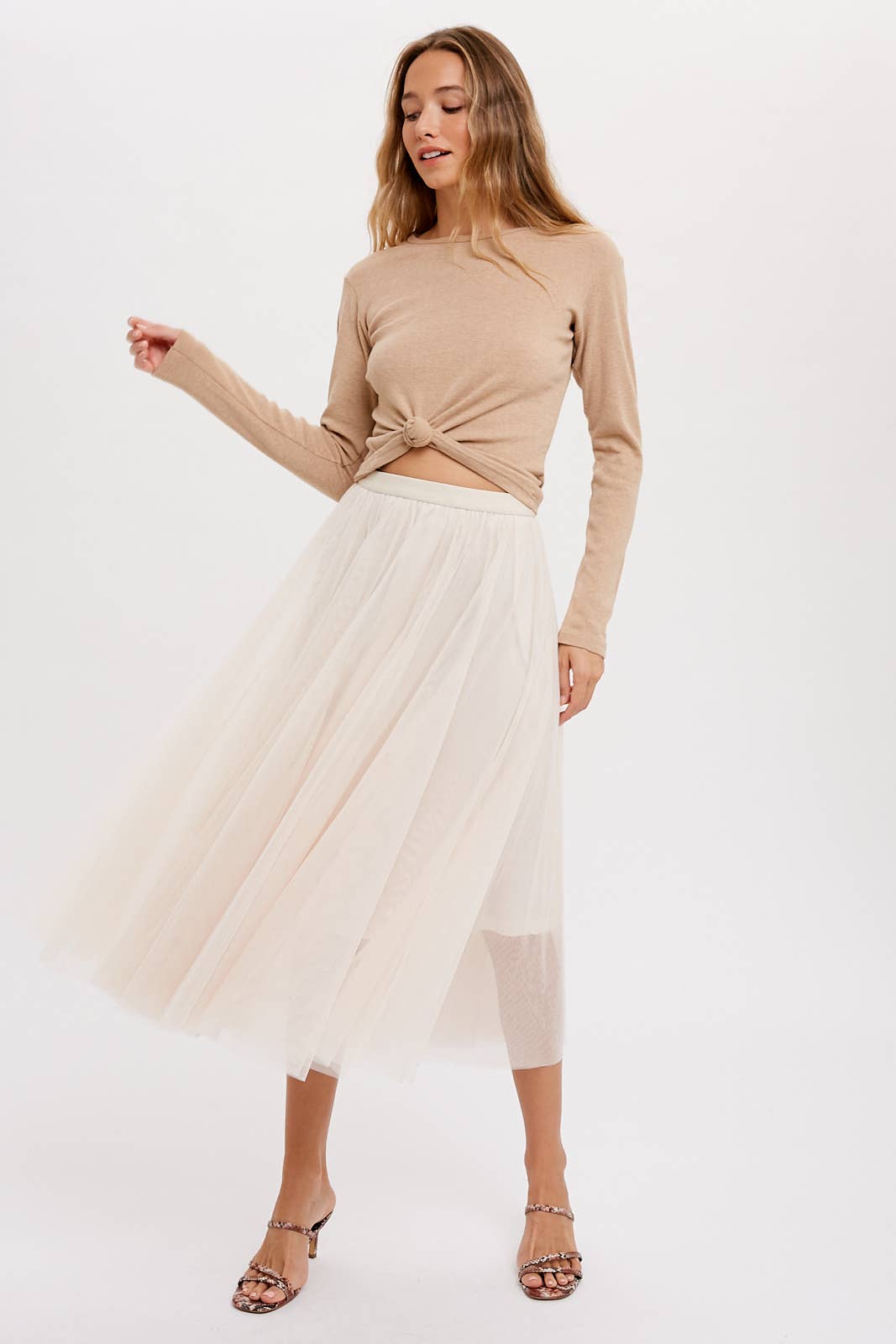 Bluivy - Wholesale Skirt - Women's - TULLE MIDI SKIRT62