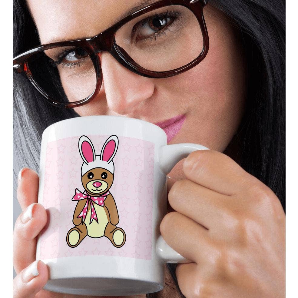 3dRose - Wholesale Coffee mug - 3dRose, Easter Cute Easter Teddy Bear with Bunny Ears, Mug9