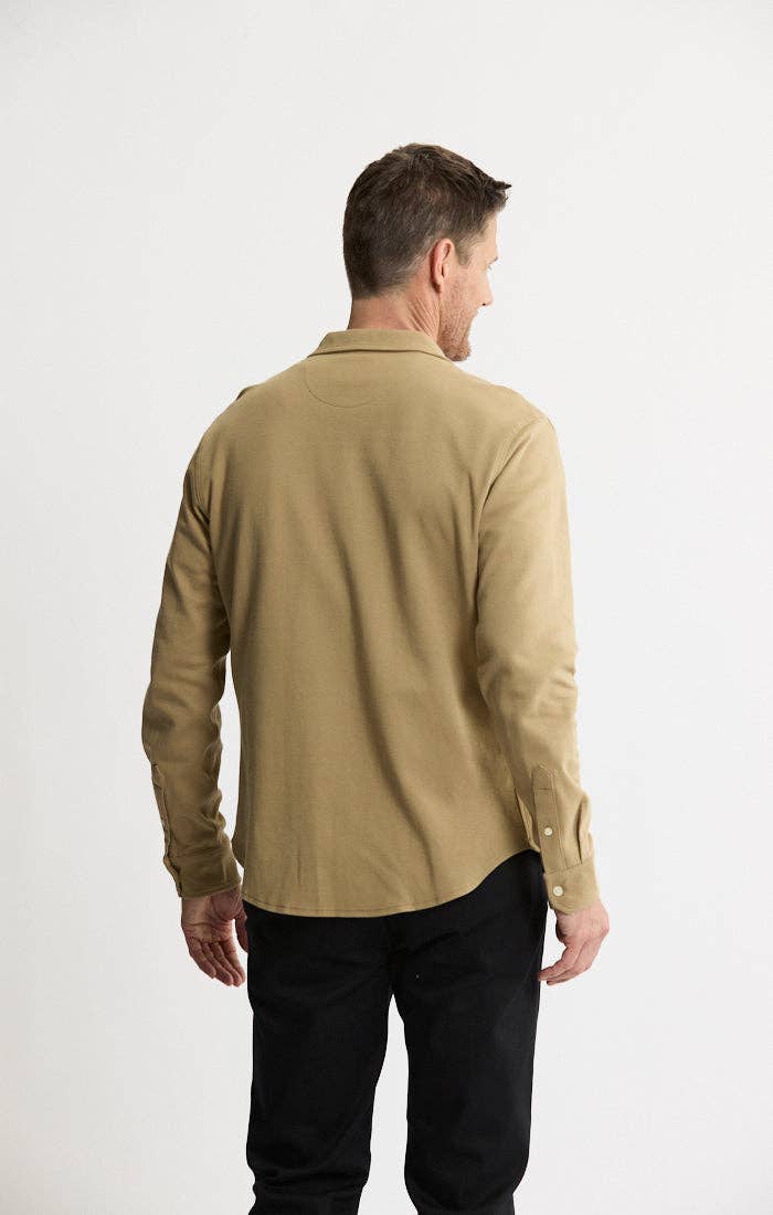 JACHS NY - Wholesale Button Down Shirt - Men's - Manor Long Sleeve Cotton Double Face Shirt7