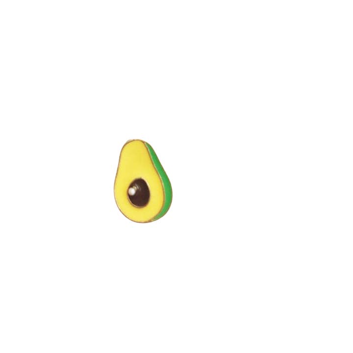 Avocado Enamel Pin for wholesale by ratbone skinny + the oddball club