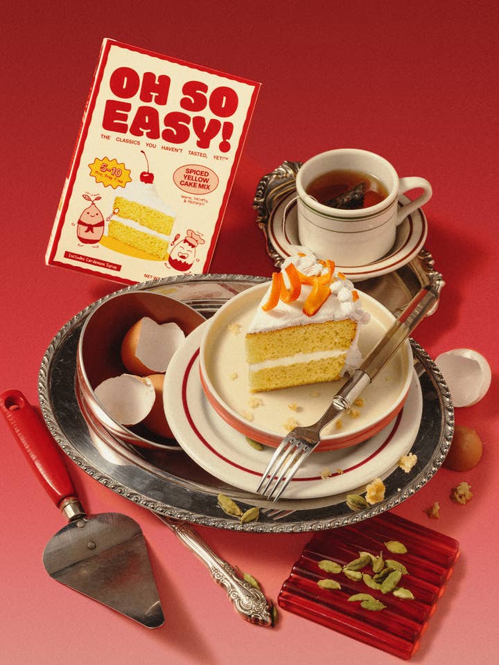 Spiced Yellow Cake Mix for wholesale by Oh So Easy!