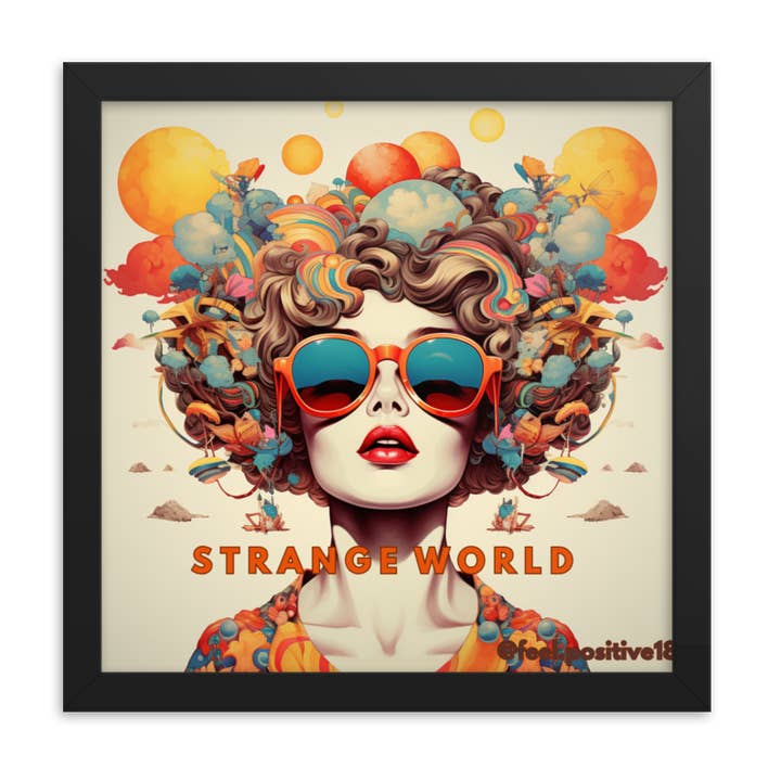 Den mærkelige vidunderlige kunst med ramme for engroshandel hos Feel.positive18