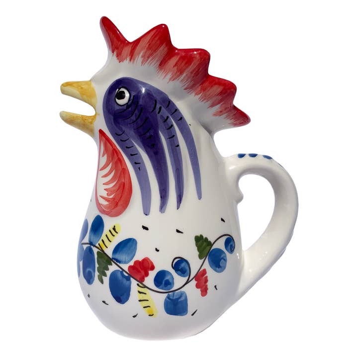 Molleni - Wholesale Jug - Traditional Italian ceramic rooster pitcher