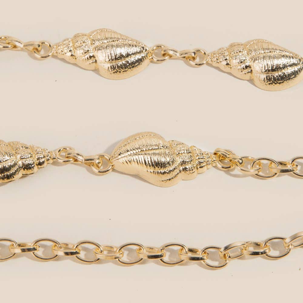 Anarchy Street – wholesale Belt – Women's – Seashell Chain Belt1