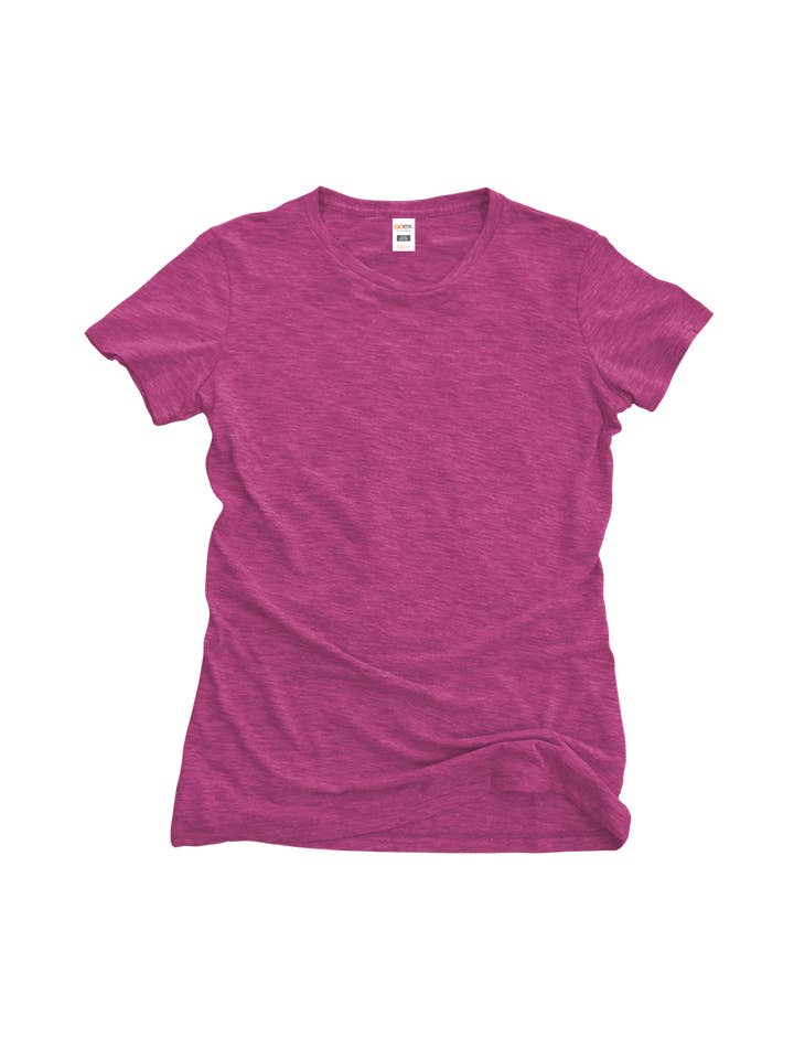 GOEX Apparel - Wholesale T-Shirt - Women's - Ladies Short Sleeve Triblend Tee13