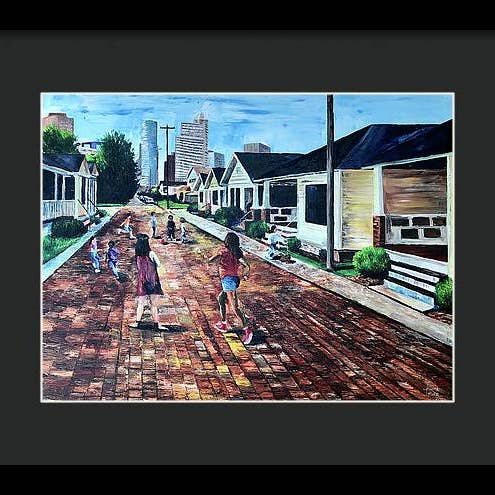 Freedmens Town - Framed Print for wholesale by Lauren Luna Ltd Co.
