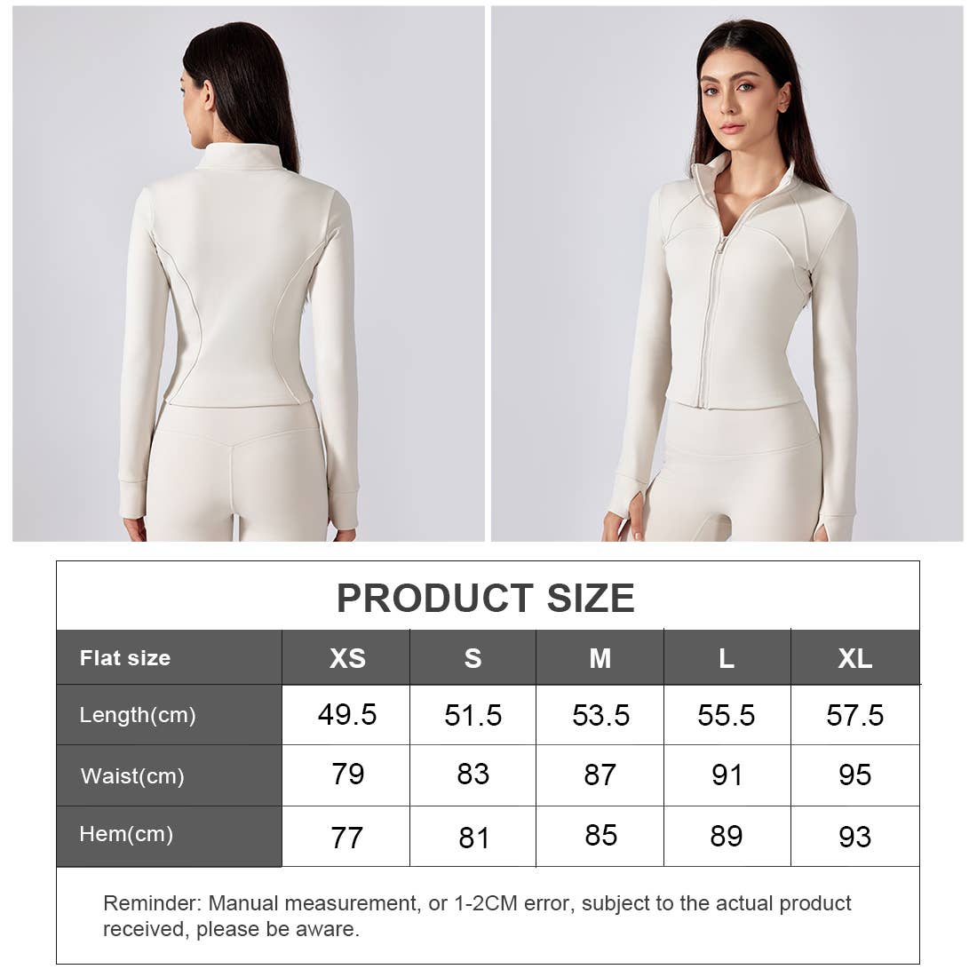 Sodalemon - Wholesale Athletic Jacket - Women's - Women Winter Fleece Zipper Thumb Hole Sports Jacket2