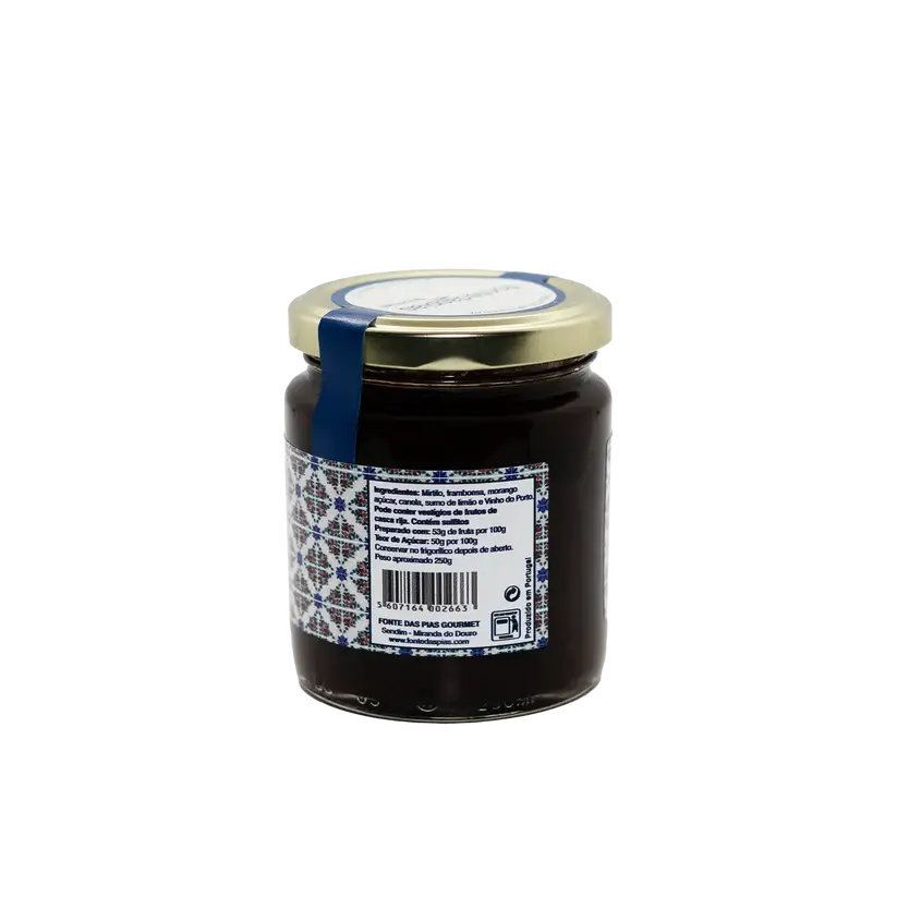 Fonte das Pias Gourmet - Wholesale Jam/Jelly - Red Fruit Jam 250Gr3
