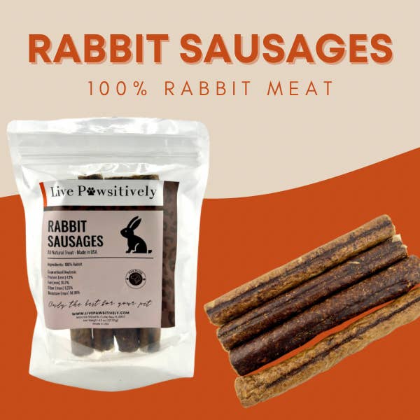 Live Pawsitive - Wholesale Pet treats – Dog - Rabbit Sausage for Dogs2