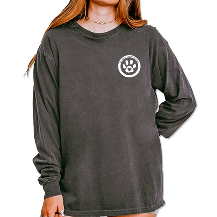 TLC To Love a Canine Dog Rescue White Vintage Soft Long-Sleeve T-shirt for wholesale by Expression Tees