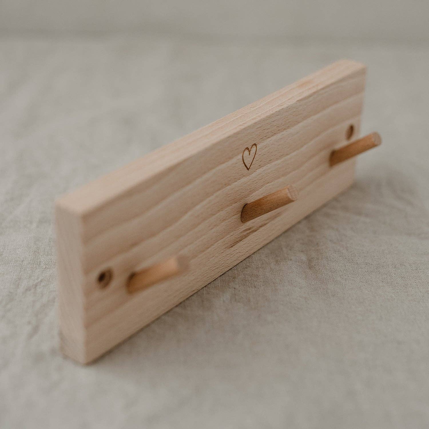 Eulenschnitt – wholesale Wall hook – hook strip heart 23cm (PU = 3 pcs)2