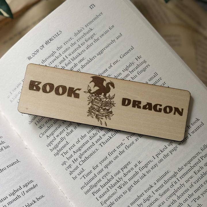 Nordic Book Adventure - Wholesale Notebook - Bookdragon – Wooden Bookmark