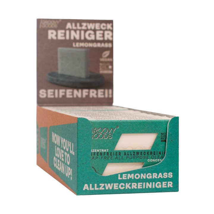 Seifenfreier, fester Allzweckreiniger Lemongrass für den Großhandel von Groovy Goods