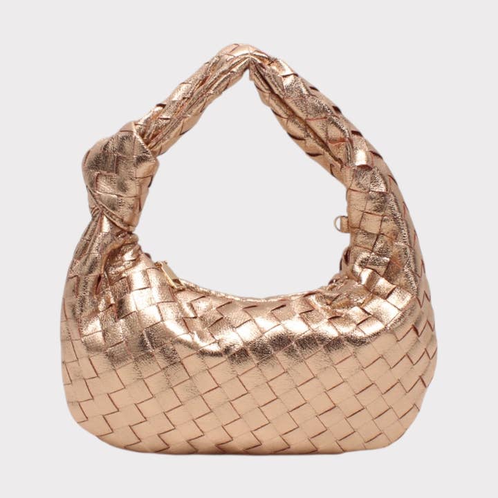 Shoulder bag with strap, braided, decorative knot for wholesale by BESTINI