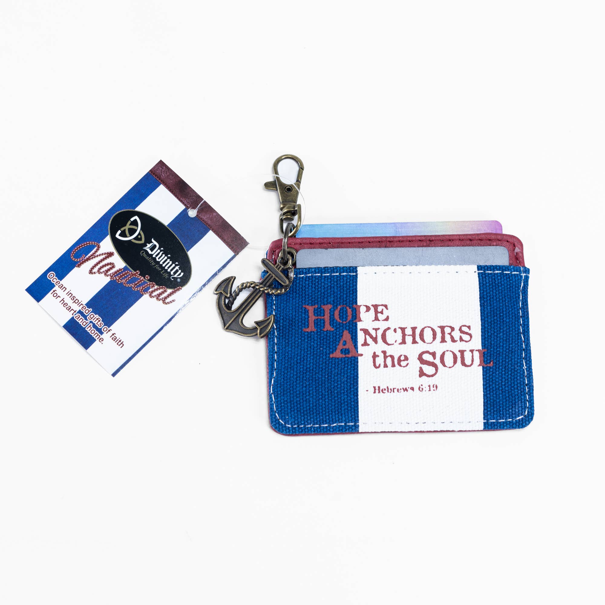 Divinity Boutique - Vente Porte-cartes – femme - Porte-carte d'identité Collection Nautique2