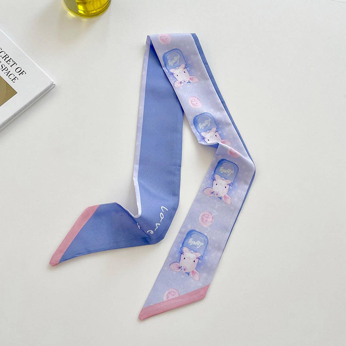ACCITY - Wholesale Head Scarf - Women's - NARROW AND LONG BAG DECORATIVE RIBBONS_CWASC07041