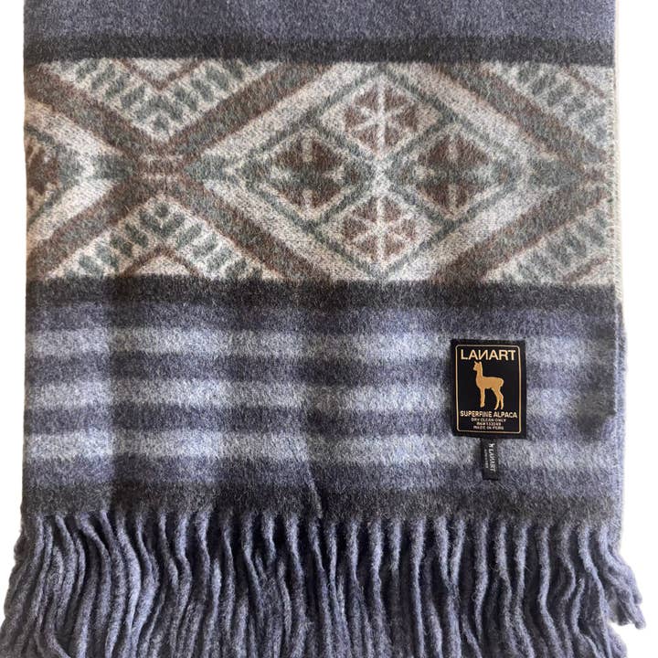 Cherokee Chief Plaid - Kruidnagel voor wholesale door Lanart Alpaca
