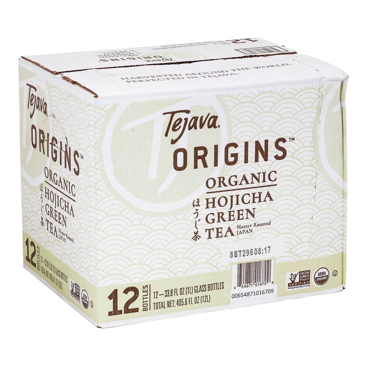 Crystal Geyser Water Company - Wholesale Iced Tea - Tejava Origins Hojicha Green Tea - 1 Liter 12pk Glass Bottle7